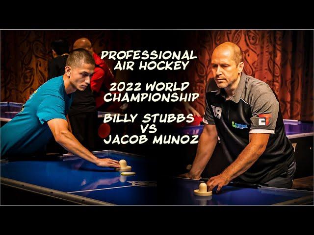 Professional Air Hockey Match - 2022 World Championship - Billy Stubbs vs Jacob Munoz