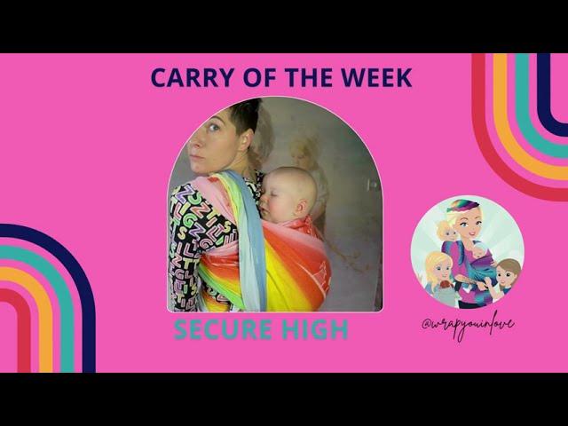 Secure High Back Carry - Carry of the week - size 5 (base-1)