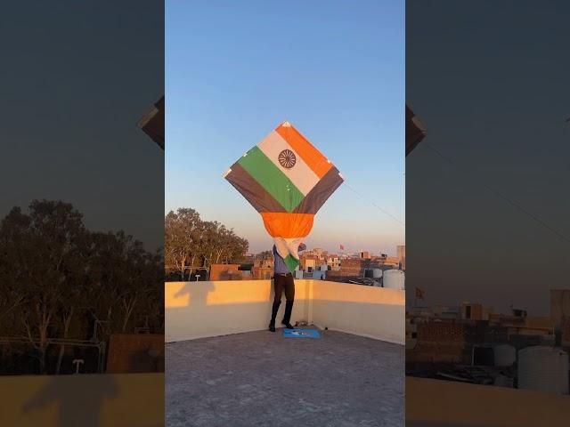 1 Like  For Our Country *INDIA*  || 24 Tawa Indian Kite  #kite #patang #kites