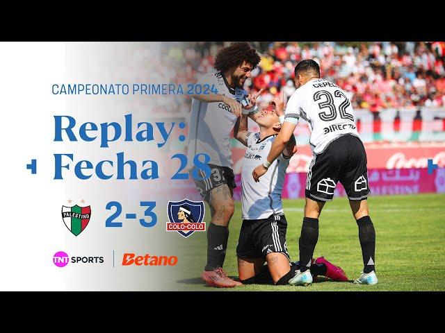 TNT Sports Replay | Palestino 2-3 Colo Colo | Fecha 28