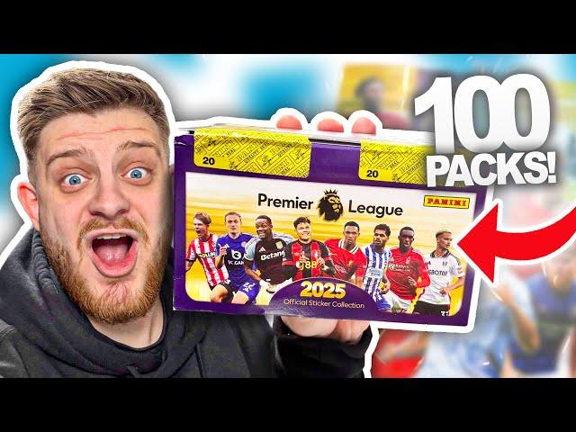 OPENING a FULL BOX of 2025 PREMIER LEAGUE STICKERS!! (NEW Panini Sticker Collection!)