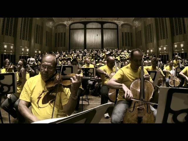 The Cleveland Orchestra & Chorus Recording Carmina Burana for The Cleveland Cavaliers