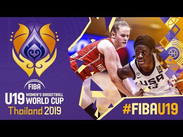 USA v Hungary - Full Game - FIBA U19 Women's Basketball World Cup 2019