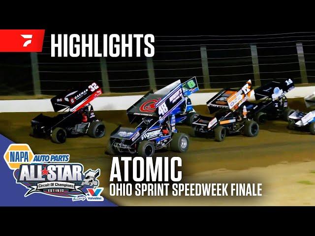 Ohio Sprint Speedweek Finale | All Star Circuit of Champions at Atomic Speedway 6/21/25 | Highlights
