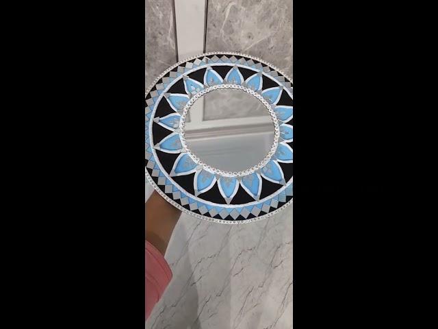 Handmade mirror #handmade #mirror #art #lippanart