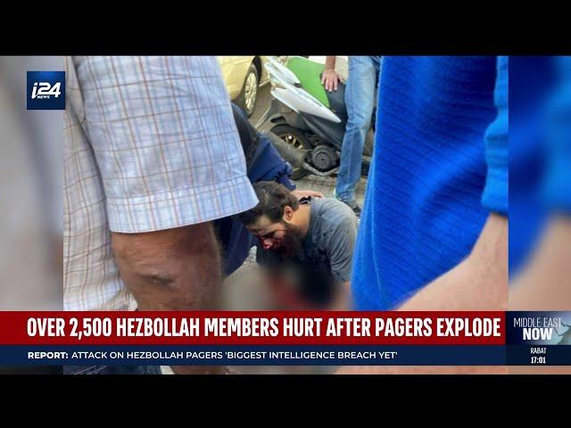 Hezbollah pagers explode, over 2,500 terrorists hurt