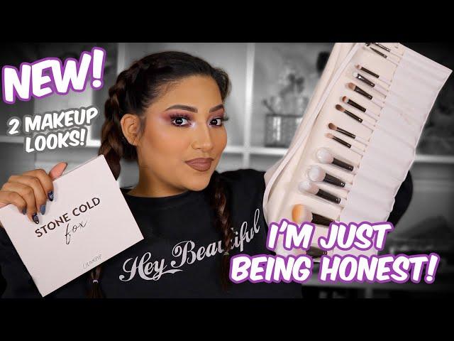 NEW COLOURPOP STONE COLD FOX PALETTE + NEW BRUSH SET | LETS CHIT CHAT & MAKEUP