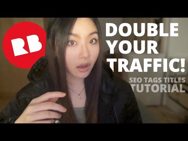 Redbubble Tags & SEO Tutorial (INCREASE TRAFFIC!)