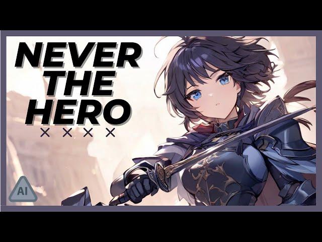  Never The Hero ⦗Lyric Video⦘ ⦗Suno AI⦘