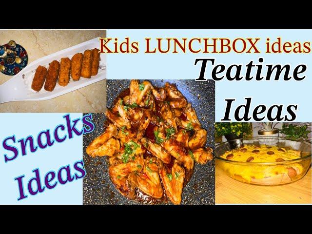 Easy LUNCHBOX and SNACKS ideas for school or work or teatime