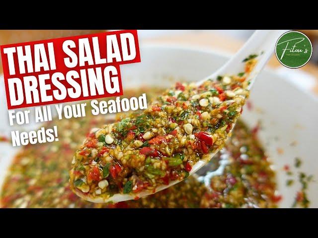 Thai Salad Dressing For ALL Your Seafood AND Salad NEEDS! Nam Yum น้ำยำ