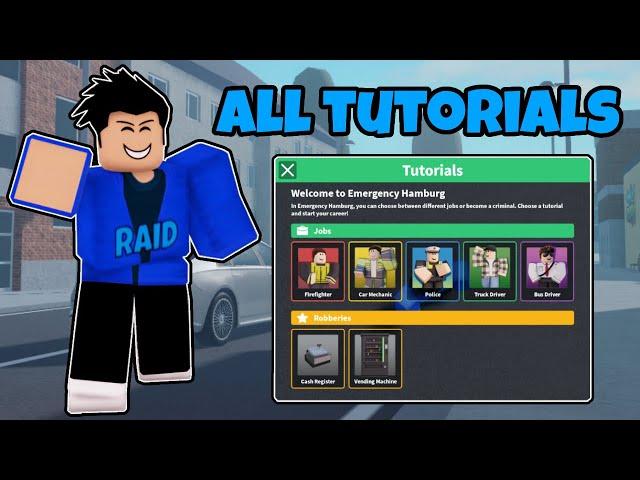 I Completed ALL TUTORIALS In Emergency Hamburg | Raid RBX