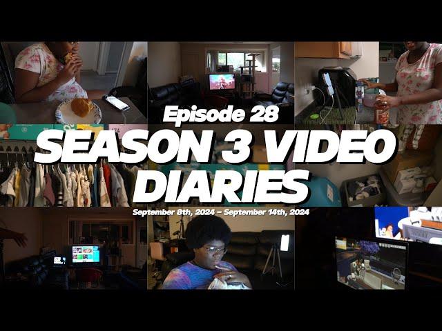 Season 3 Video Diary 028 | RESTING AND FOCUSING ON ME | PREGNANT AT 20 | 36 WEEK PREGNANCY VLOG