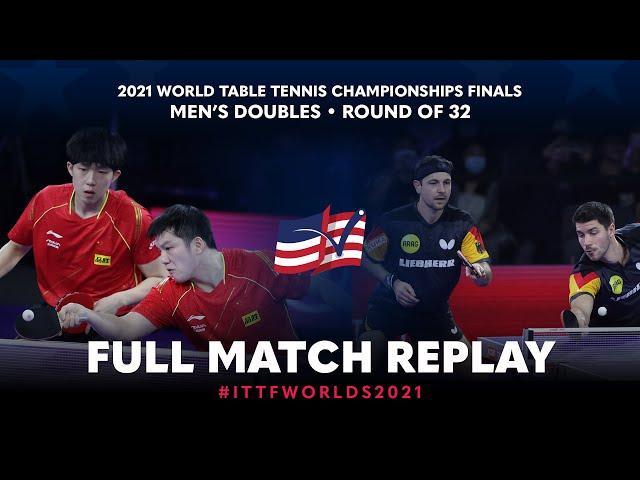 FULL MATCH | FAN Zhendong / WANG Chuqin vs BOLL Timo / FRANZISKA Patrick | MD R32 | #ITTFWorlds2021