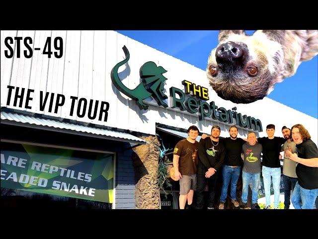 VIP TOUR OF THE REPTARIUM | BRIAN BARCZYK | PODCAST STUDIO | PRIVATE REPTILE COLLECTION | STS-49