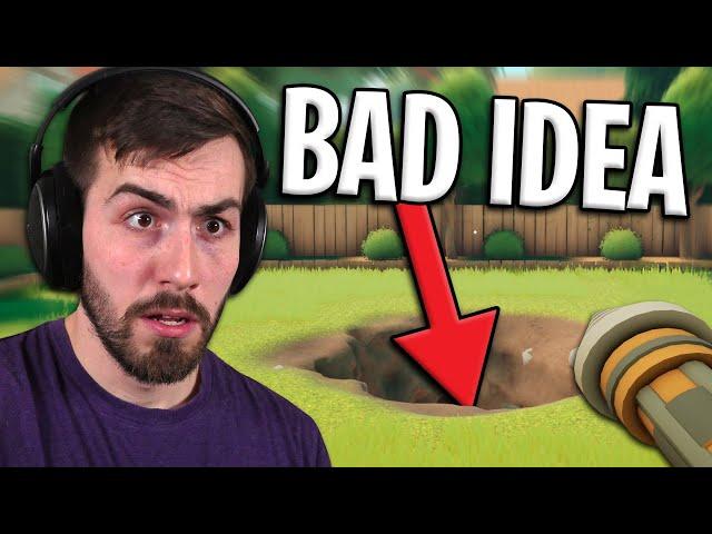 Digging a HUGE Hole! *GONE WRONG*