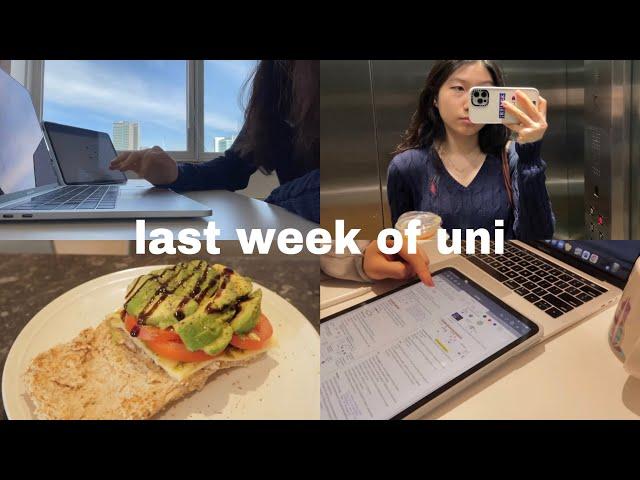 last week of uni vlog | done with 1st year! 