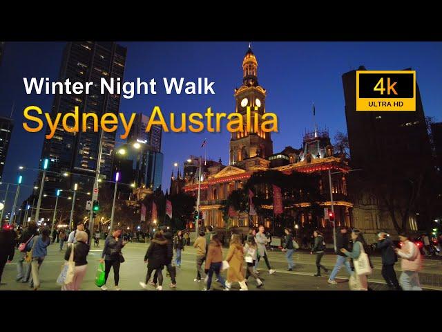 Sydney Australia | Sydney at Night in Winter