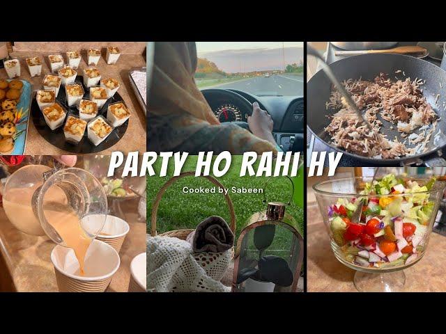 Mulaqat ka Bahana|Biryani Recipe|Backyard Movie Night|Pakistani Canadian Mom Vlog | CookedbySabeen