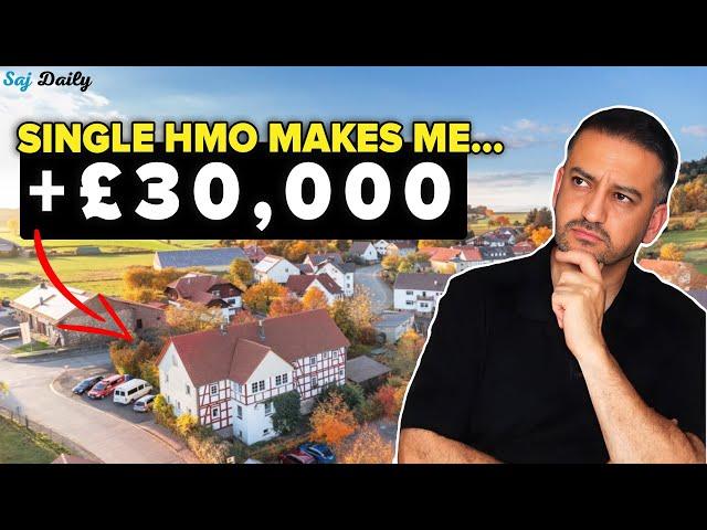 A Single HMO Earns Me An Average UK Salary | Saj Daily | Saj Hussain