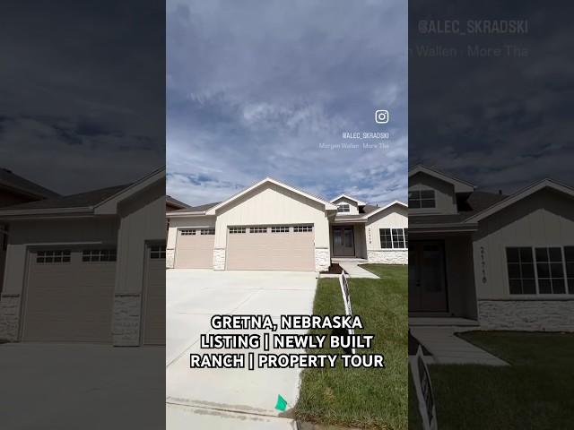 GRETNA, NEBRASKA LISTING | NEWLY BUILT RANCH | PROPERTY TOUR