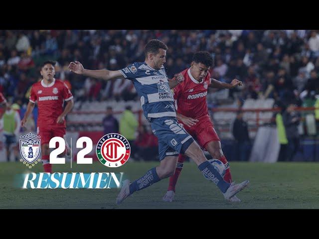 PACHUCA 2-2 TOLUCA J8 | Huracán de EMOCIONES y VOLTERETAS entre Tuzos y Diablos