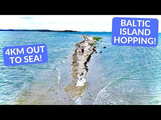 BRITISH COUPLE ISLAND HOPPING in the BALTICS! HIIUMAA - SAAREMAA! plus a 4KM SAND SPIT in CRAZY wind