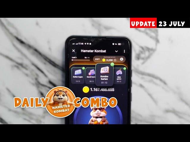 5M Coin Hamster Kombat Daily Combo Today 23 July 2024 | Kombo Harian Hamster Kombat Hari Ini