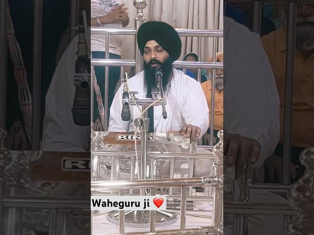 Waheguru ji ️.   Bhai simrandeep singh #kesgarhsahib #music #kirtan #gurmatsamagam #darbarsahib