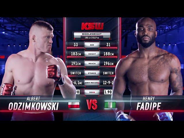 KSW Free Fight: Henry Fadipe vs. Albert Odzimkowski