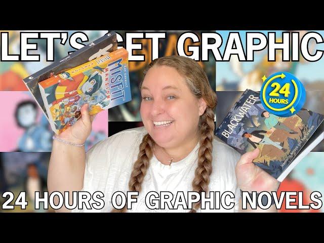 Reading Graphic Novels for 24 Hours | Let's Get Graphic ️‍️