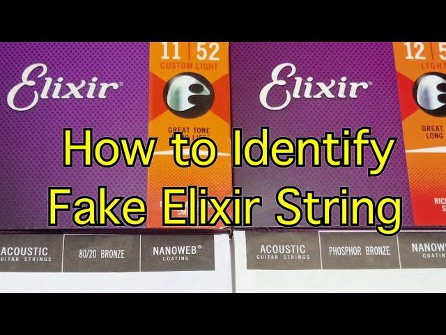 How to Identify Fake Elixir String