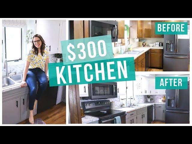 $300 BUDGET KITCHEN MAKEOVER