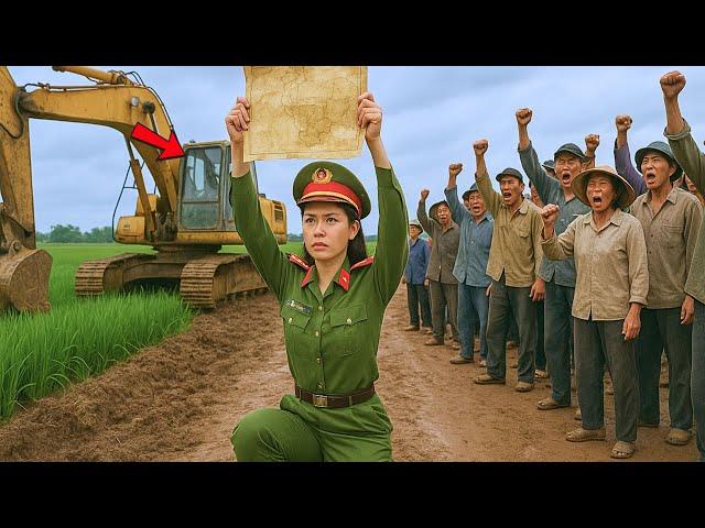 Giữa Cuộc Cưỡng Chế, Nữ Công An Quỳ Trước Dân – Mở Ra Bí Mật Cướp Đất Gây Chấn Động