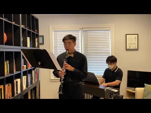 Jaden Oh: Camille Saint-Saens: Sonata for Clarinet and Piano, Op  167, 4. Molto allegro