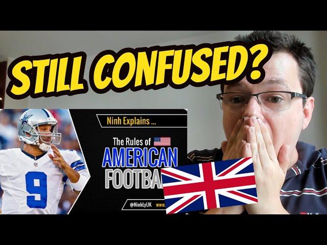 British Guy Reacts to 'The Rules of American FOOTBALL EXPLAINED (NFL)' - 'Am I Still Confused?'