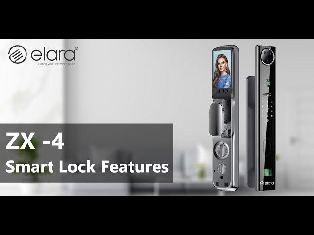 Elara ZX-4 Smart Door Lock | Smart Lock Features