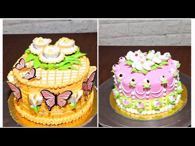 most satisfying cake decorating ideas | Amazing colorful cake decorating | trending cake decoration