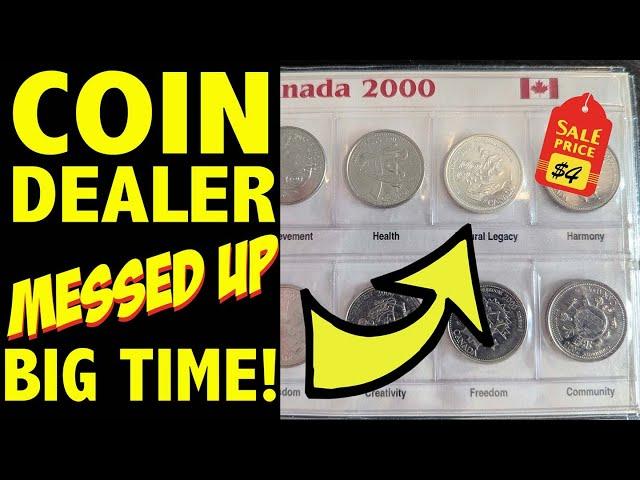 How did they MISS THIS?! Coin Dealer MESS-UP Snags me a Super Deal at the COIN SHOW!