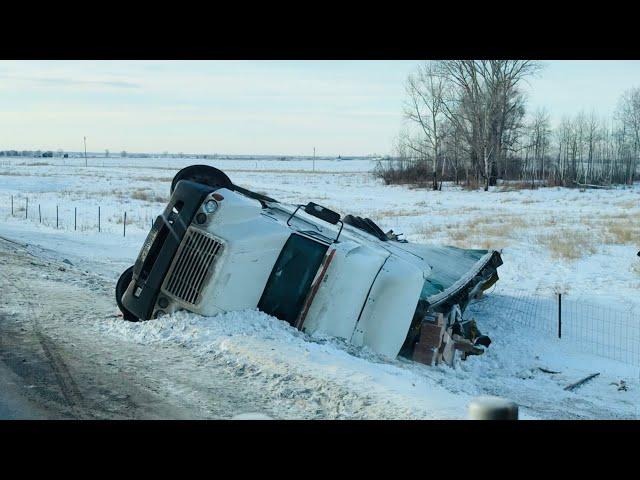 ГОЛОЛЁД10 ФУР СЛЕТЕЛИ С ТРАССЫ,БАРНАУЛ ВЫГРУЗКА УЖАС((ПОРВАЛ КРЫЛО…