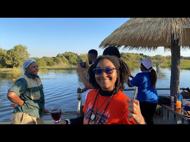 Unapologetic Nomads Live On a boat cruise in Livingstone Zambia part 2!!!