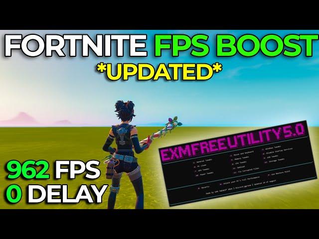 *ULTIMATE* Fps Boost Tool (Boost Fps, Lower Input Delay & Latency)