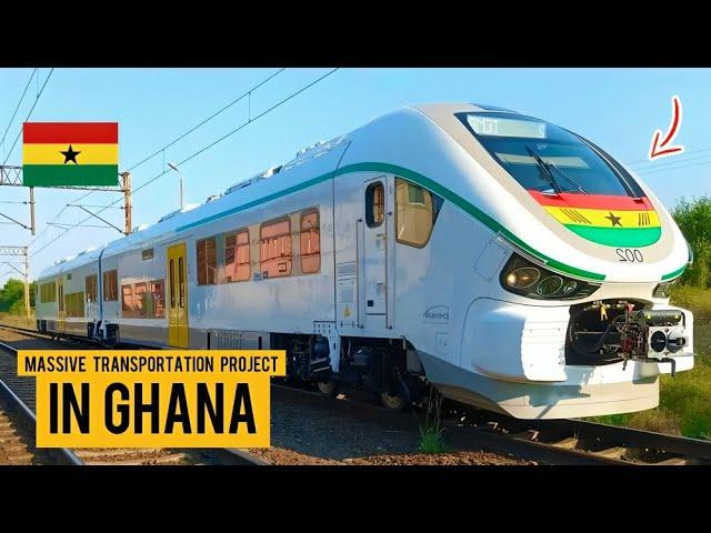 The Ultramodern Ghanaian Trains Made in Poland and Railway Finally To Be Commissioned