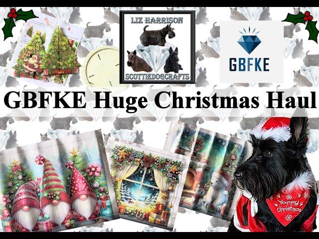 Diamond painting | UNBOXING | #gbfke | Huge Christmas Haul | Part 1 | Cute Christmas