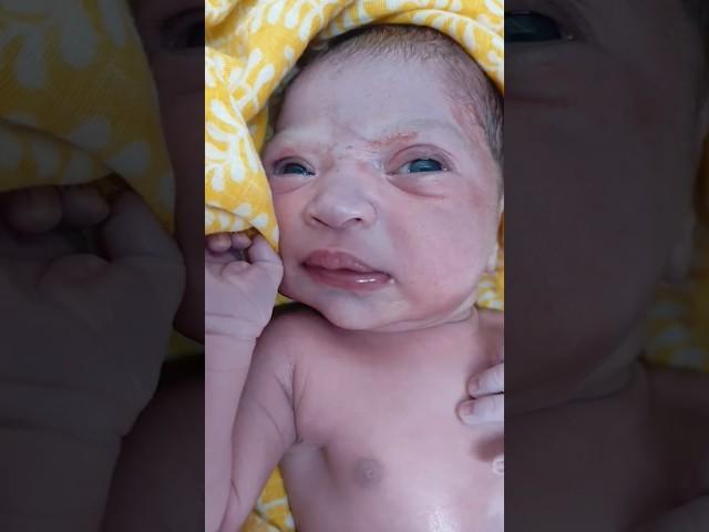 That Moment When a Newborn Looks Too Wise for Their Age!