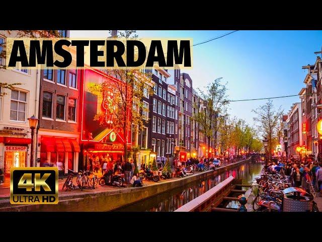 Amsterdam City Tour | Netherlands in 4K HDR  Spring 2024 ️