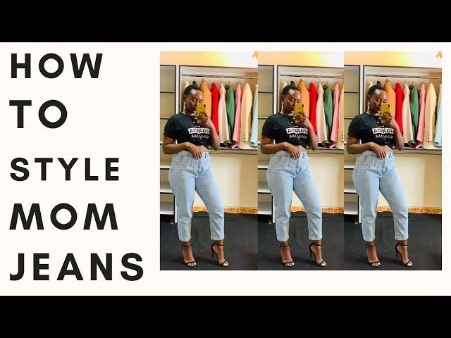 HOW TO STYLE SLOUCHY MOM JEANS |Outfit ideas |Bisa Styles