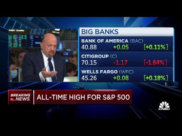 Jim Cramer says he would buy Wells Fargo 'aggressively'