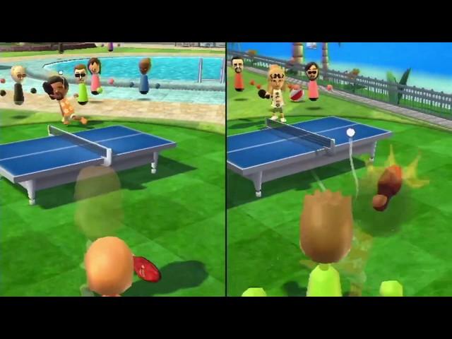 My most INSANE ping pong point (Wii Sports Resort)