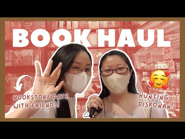 BOOK HAUL Diskonan Bareng ci Airin Efferin! | Bookstore VLOG | Periplus VLOG